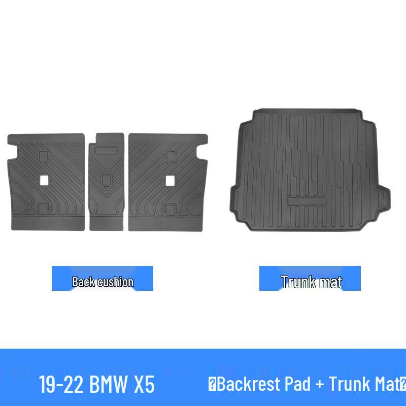 BMW X5 TPE Trunk & Rear Seat Protector: Eco-Friendly, Waterproof Mat