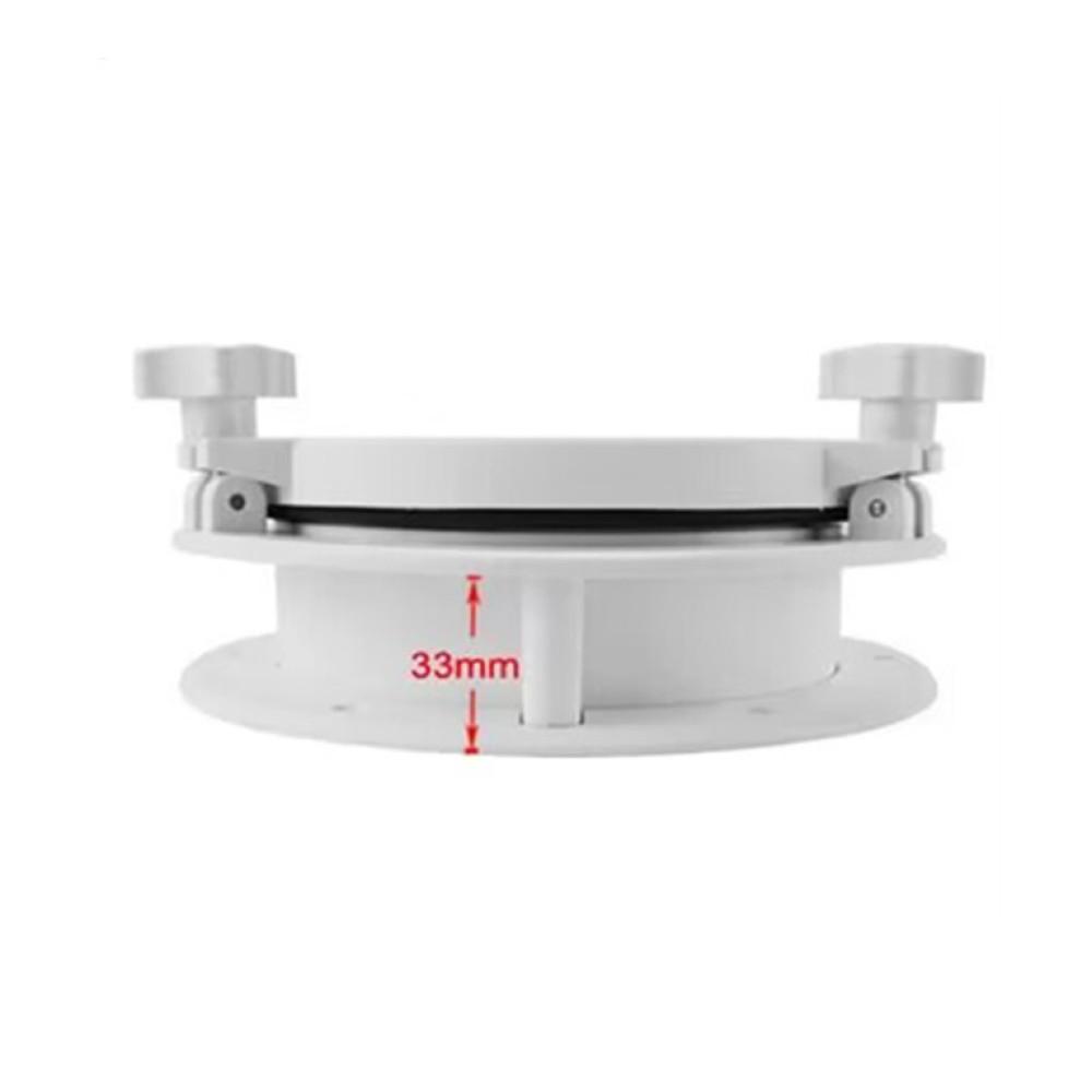 215mm Marine Boat Yacht Caravan Porthole ABS Plastic White Black Round Decorative Window Watertight Window