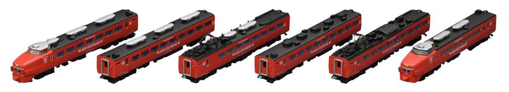 TOMIX N Gauge JR 485 Series RED EXPRESS Set 98777 Железнодорожная модель поезда Kuro481-100