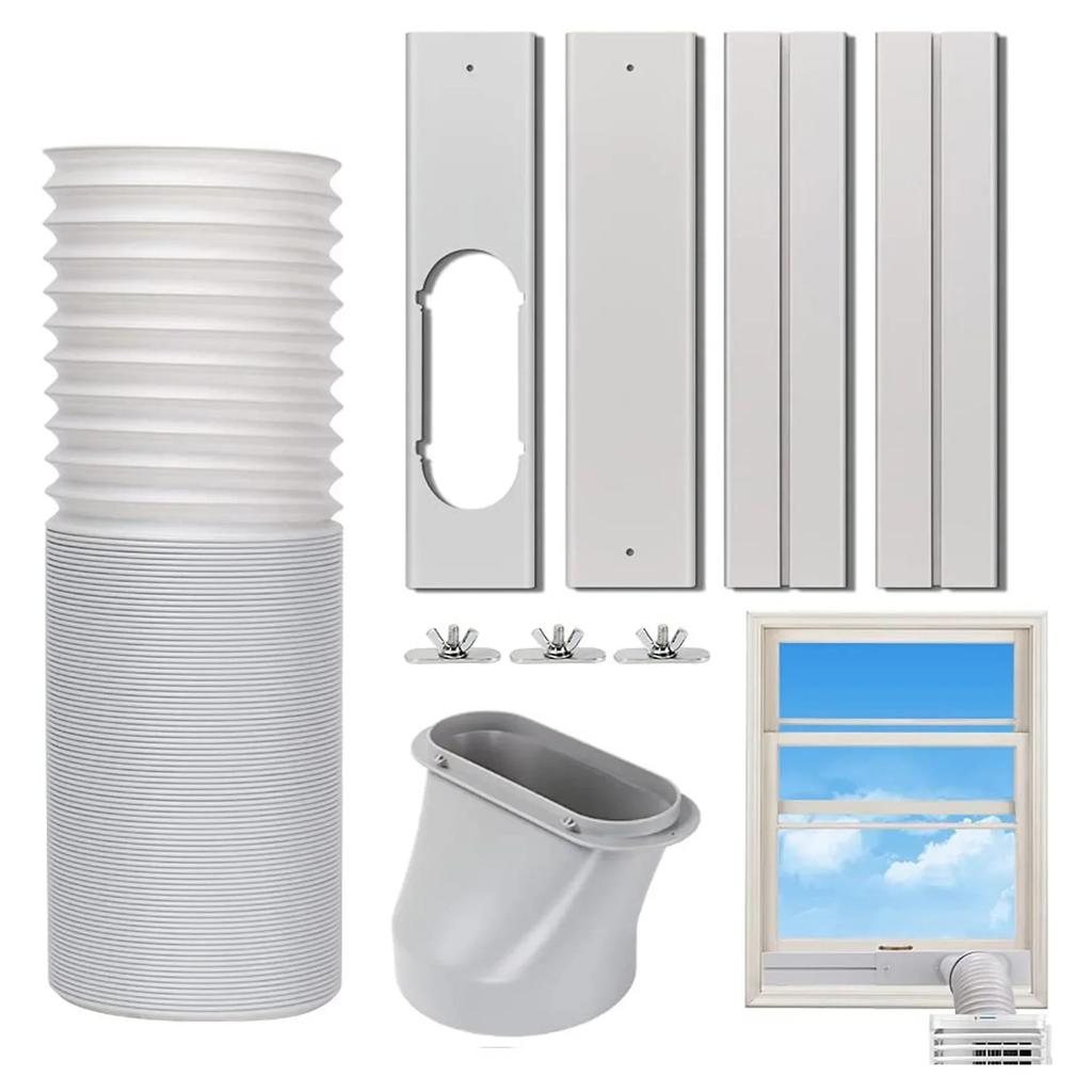 Телескопический универсальный выхлопной шланг Портативный мобильный кондиционер Выхлопной шланг Комплект Легкие аксессуары для дома