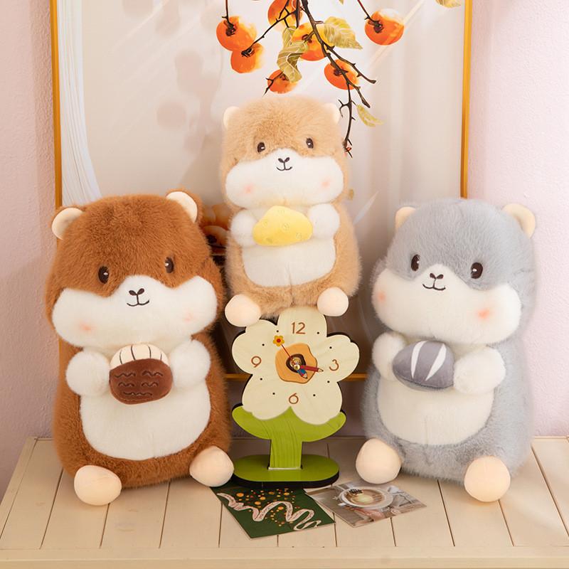 Toys Plush Marmots Figure Machine Girl Children Room Decor Playtime Doll Gift