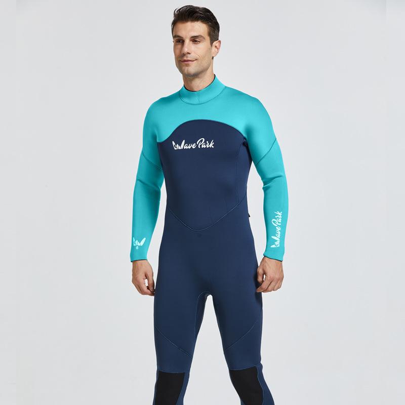 Мужской цельный гидрокостюм Sharbat из неопрена толщиной 5 мм, утепленный теплый купальник для глубокого дайвинга и серфинга
