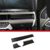 ABS Matte black For Land Rover Defender 90 110 2020-2024 Car Center Control Trim Strip Frame Cover Sticker Interior Accessories  ea3