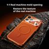 Роскошный кожаный чехол из углеродного волокна для iPhone 17 16 15 14 13 Pro Max для беспроводной магнитной зарядки Magsafe, противоударный чехол для телефона