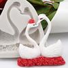 Couple Swan Shape Silicone Mold Fondant Chocolate Resin Aroma Stone Soap Mold