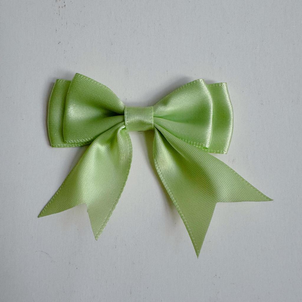 Double-Layer 8-Minute Polyester Swallowtail Ribbon Waist Bow and Headdress Accessory