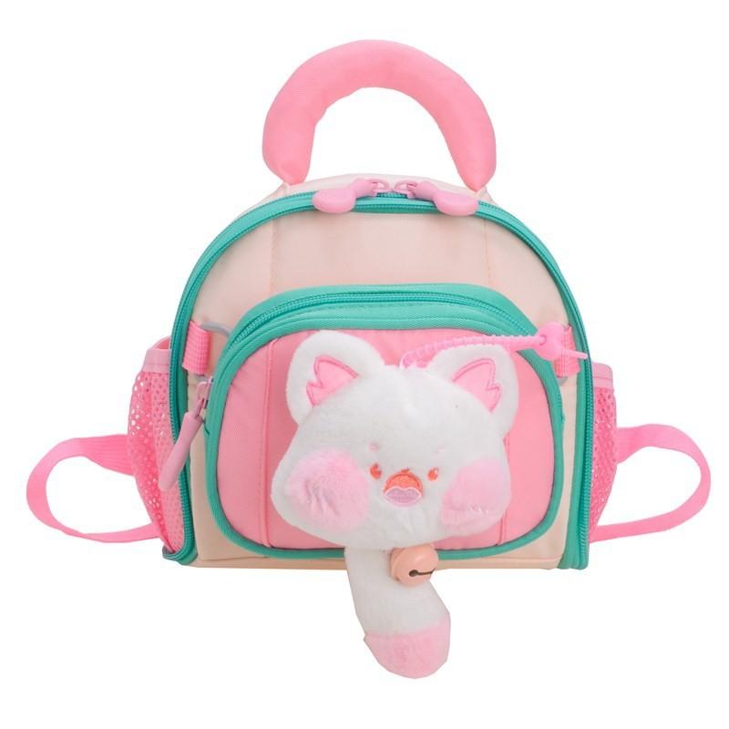 Backpack Baby Kindergarten Cute Three Dimensional Plush Toy Boys Backpack Girls