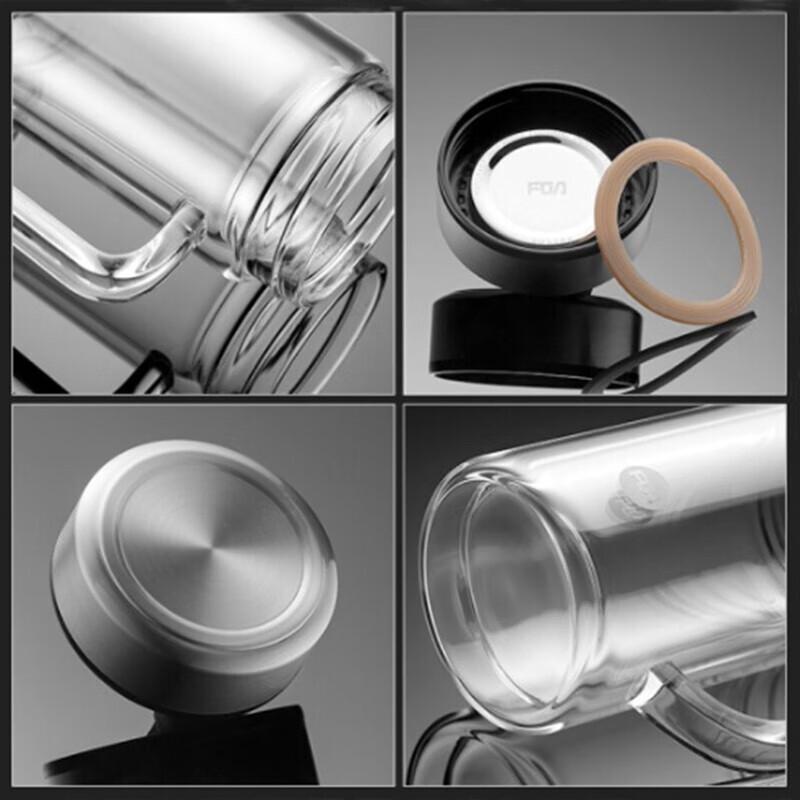 Fuguang 380ml Junyue Glass Office Mug