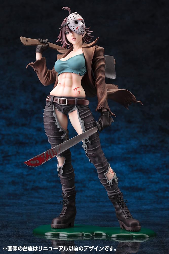 Kotobukiya Freddy Jason Horror Bishoujo Jason Voorhees Second Edition Scale PVC Painted Complete Figure vs. 1/7