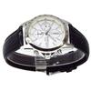 SEIKO Chronograph Watch Leather Belt Set White SND363P1