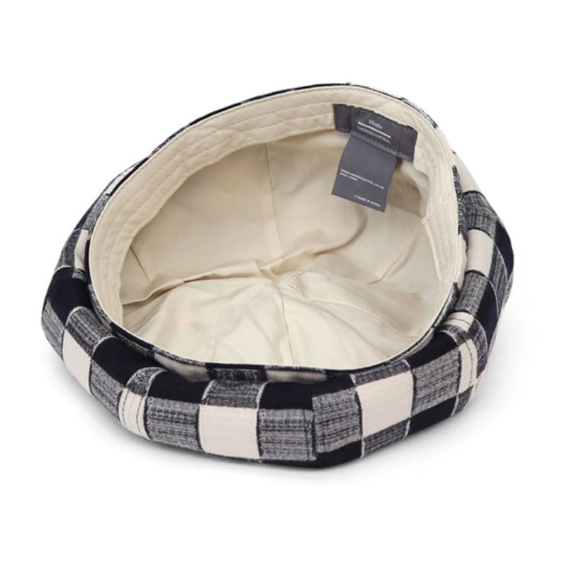 UNDERCONTROL Studio BREAD BERET / SHADE CHECK / MILK NAVY