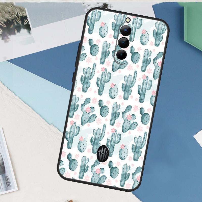 Cactus Succulent Case For ZTE Nubia Red Magic 8S 9S 10S 10 9 8 11 Pro Plus 6 7 6S 7S Pro 5G 6R 10 Air Cover