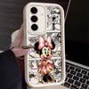 Чехол Minnie Mouse Disney Cartoon S26Ultra для Samsung Galaxy S26 S25 S24 S22 S23 Ultra S21 Plus S20 S25 FE Защитный Мягкий Чехол