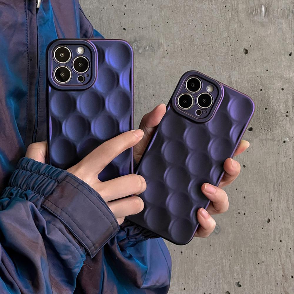Модный круглый чехол для телефона с сотовым узором для Iphone 14 12 11 13 Pro Max Mini Xr X Xs, мягкий многоцветный чехол в виде ракушки