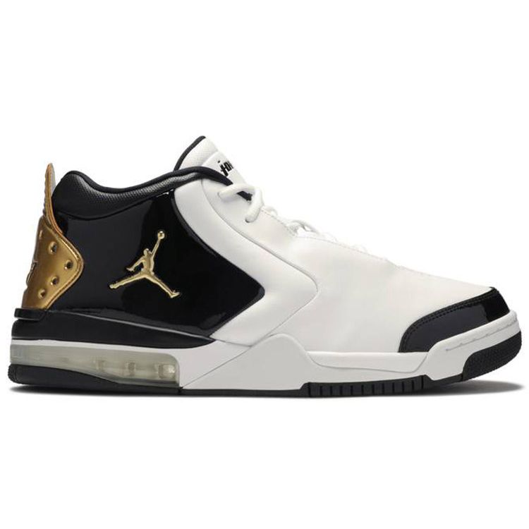 Кроссовки унисекс Air Jordan Big Fund Premium Белые Металлик Золотой Металлик-Золотой-Черный CI2216-100