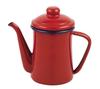 Coffee Pot Red 600ml Enamel Just Size HB-4412