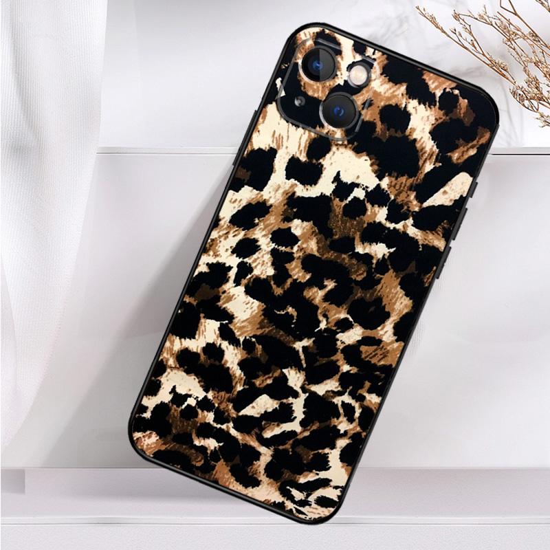 Чехол для телефона с принтом африканского леопарда для iPhone 16 15 14 12 11 13 Pro Max 7 8 Plus X XR XS Max 13 12 Mini Cover