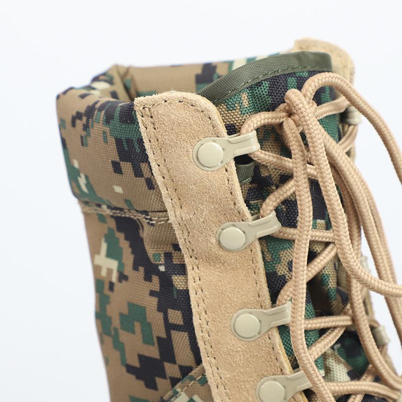 Jungle Camouflage Training Boots Outdoor Sports Training Boots High-top Breathable Mountaineering Camping Desert Boots H962