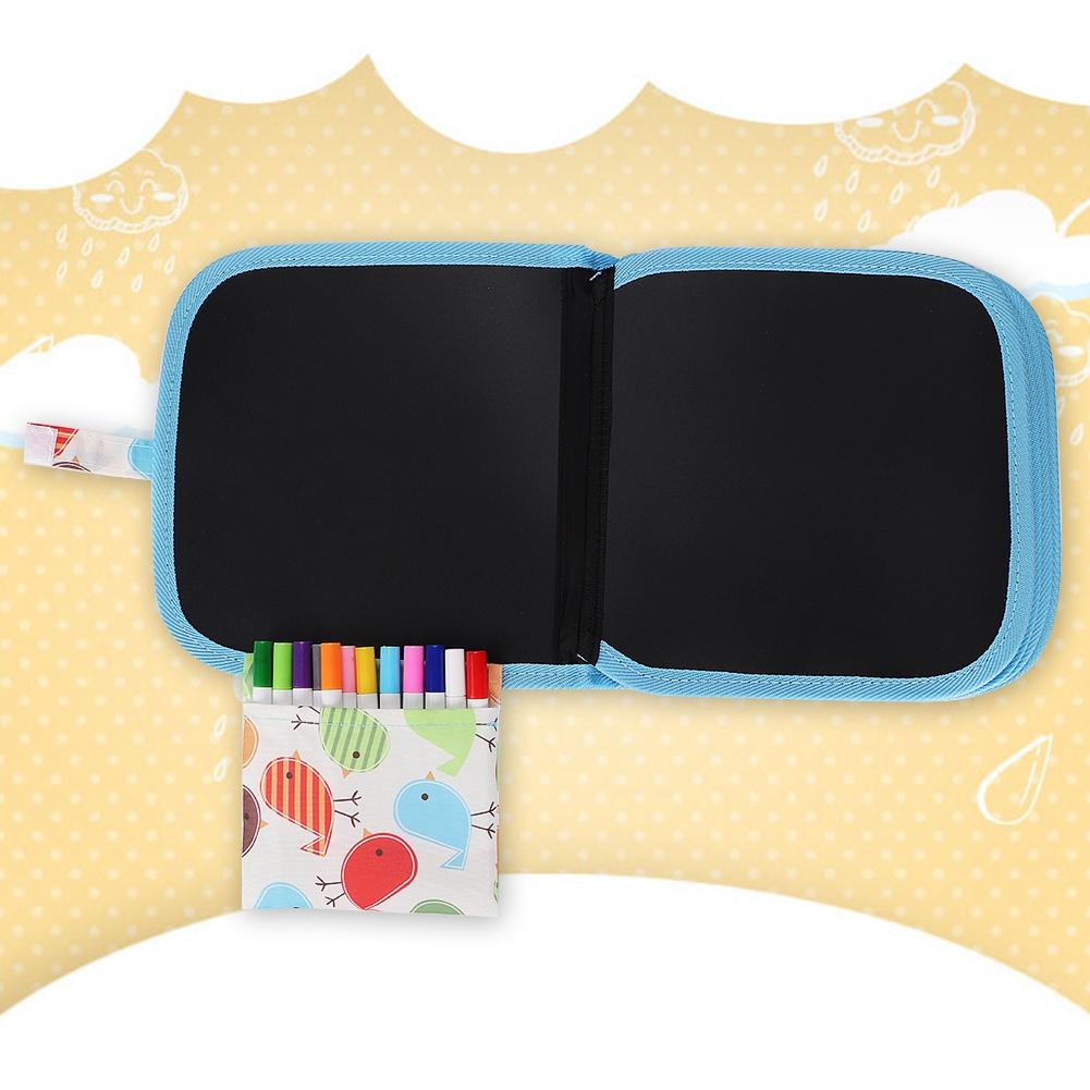 Детская портативная окрашенная многоразовая салфетка без следов акварельная ручка доска для рисования(Крышка для птиц)