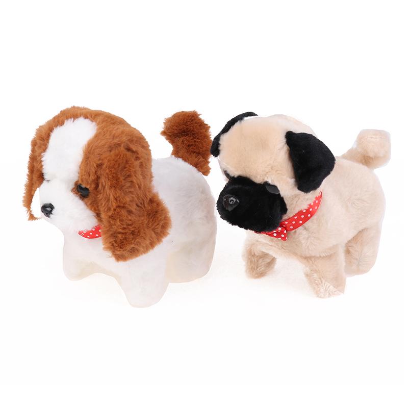 1 Piece Can Walking And Call Electric Robot Pet Doll Dog Realistic Plush Simulation Smart Dog Children Toy Christmas Gift