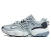 LADDER Textile, Synthetic Leather Low Top Casual Shoes Men's Silver Gray F12M322101FVS