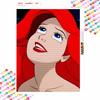 Disney Diamond Painting 5D DIY The Little Mermaid Diamond Painting Art Diamond Painting Kit Adult/Beginner Gift Idea Creative Home Decor
