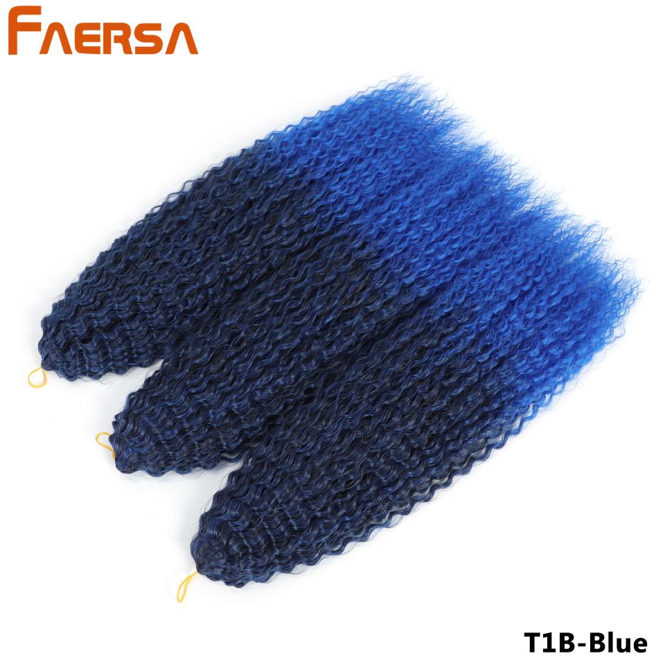 Афро-кудрявые вьющиеся волосы для наращивания, синтетические африканские плетенные крючком волосы для афро-женщин, 20-30 дюймов, омбре, розовый имбирь для женщин