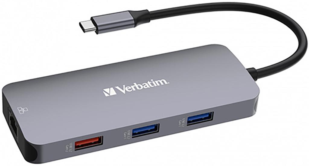 Verbatim CMH-09 Gray USB hub (0023942321521)