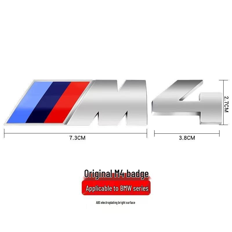Наклейка-логотип на заднее крыло BMW M Series для M1-M6, 3 и 5 Серий, X6M