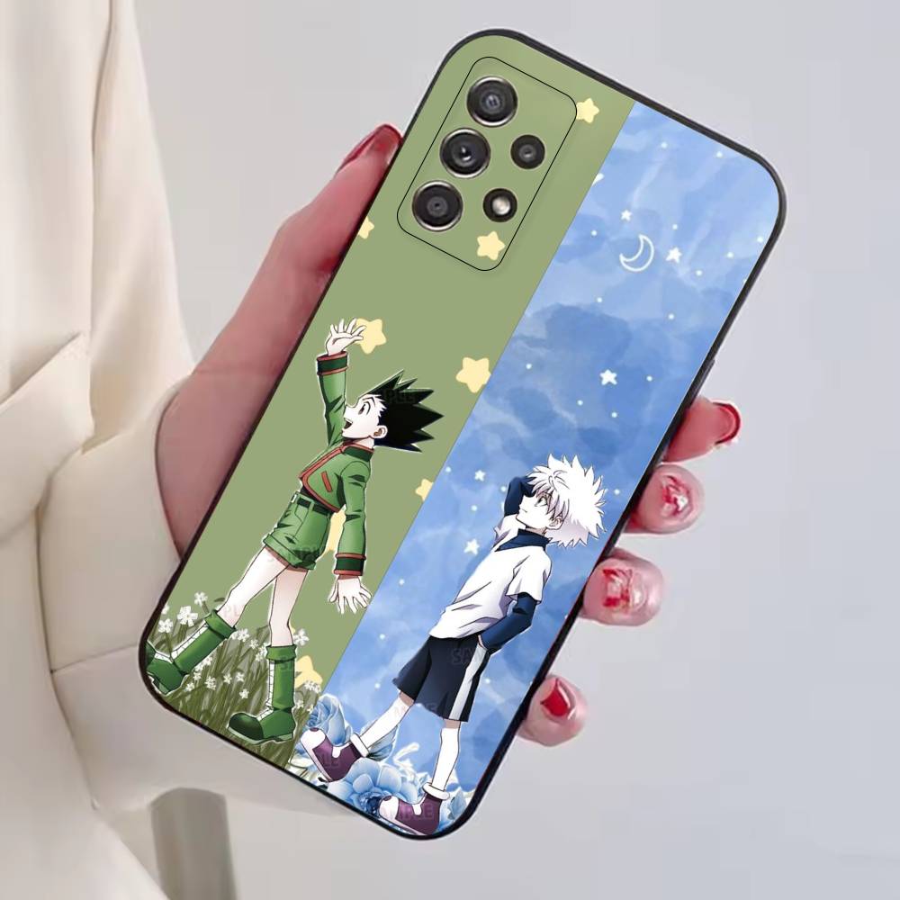 H-Hunter X Hunter Anime Phone Case For Samsung S25,S24,S21,S22,S23,S30,Ultra,S20,Plus,Fe,Soft Silicone Black Cover