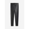 H M Coated Leggings Black 1199420001