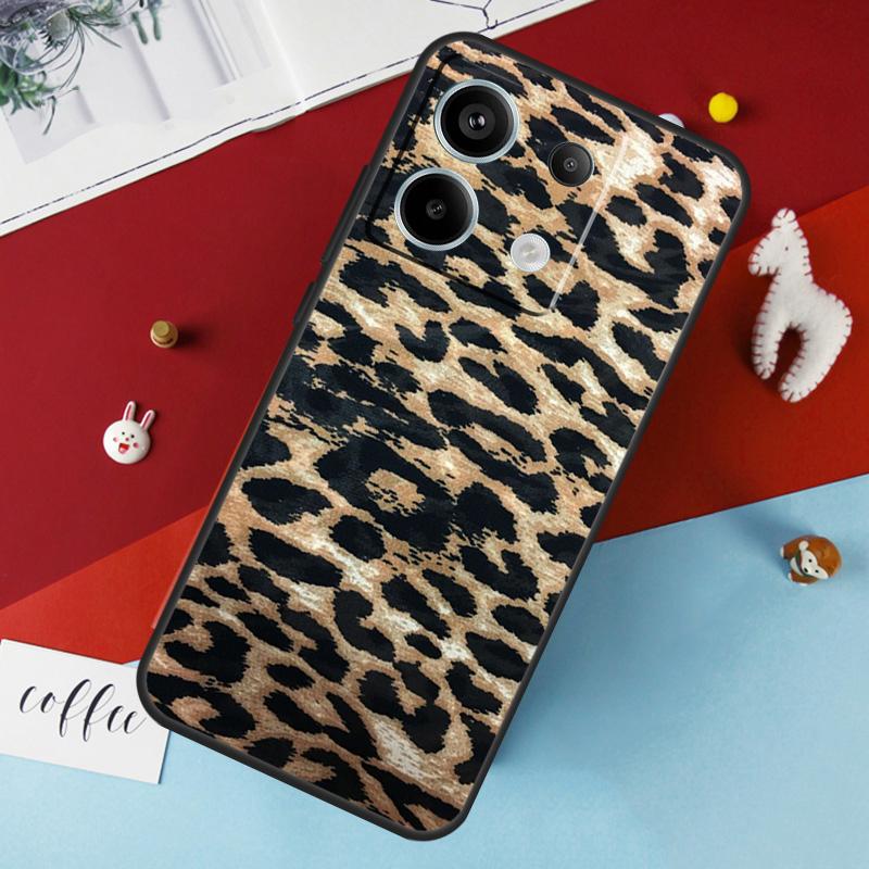 African Leopard Print Case For Xiaomi Redmi Note 12 11 10 9 8 13 Pro Plus 12S 11S 10S 9S 10A 9C 10C 12C 13C Cover
