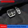 Автомобильные педали для Renault Koleos 2016-нержавеющая сталь, газовое топливо, педаль акселератора, педаль тормоза, внутренние чехлы