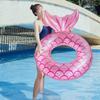 Надувной круг для плавания 'Хвост русалки' Утолщенный детский спасательный круг Взрослая водная игрушка Спинка Надувной круг для плавания 'Русалка' ПВХ 0,25 Толщина