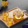 Pokaro Tea Glass Heat Black Tea Direct Включает в себя чайный стакан Pumpkin Unique для гостей, прозрачный, устойчивый, чайник, 450 мл, милый, красивый,