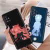 Genshin Impact Anime Funda For Samsung A51 A71 A12 A21s Case for Galaxy A31 A32 A52 A02s A11 A72 A41 Matte Soft Phone Cover
