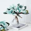 1PC Real Touch Wedding Decor Silk Bouquet Artificial Flower Butterfly Orchid Magnolia Rose