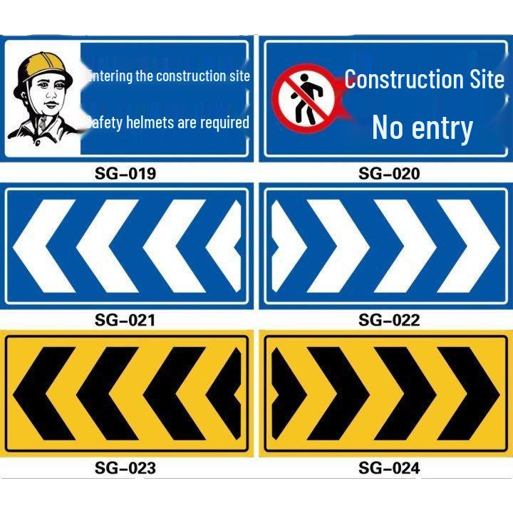 Индивидуальный светоотражающий знак для строительства и безопасности дорожного движения