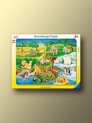 Пазл Ravensburger «Среда обитания животных», 14 деталей, для малышей (Возраст 3+)