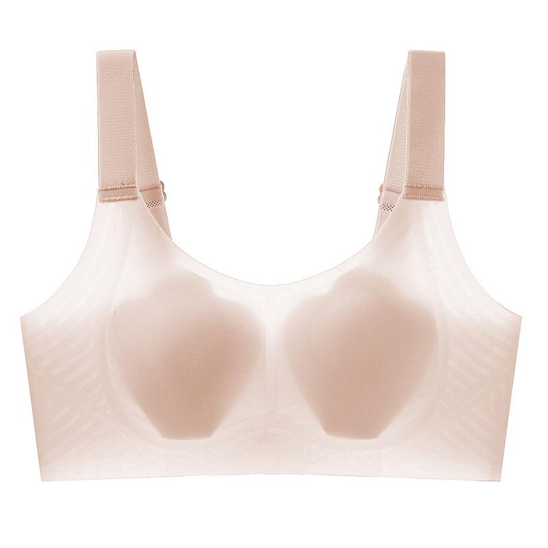 Rabbit Ear Bra Women's Soft Support Bra Decompression Bra Seamless Bra Push Up Bra