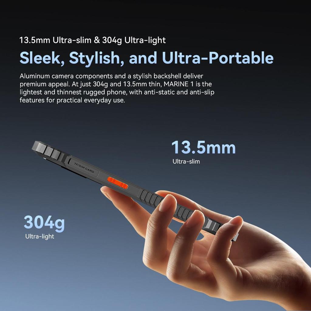 Blackview OSCAL MARINE 1 прочный смартфон UMS9230E T615 90 Гц 4 ГБ 128 ГБ 5100 мАч