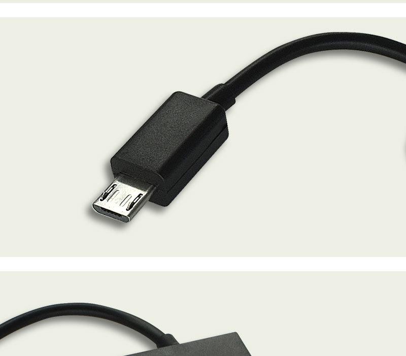 Многофункциональный кабель-адаптер OTG «три в одном» для Android Micro USB: Подключите мышь и клавиатуру к источнику питания