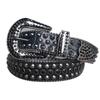 Women's Rhinestone Crystal Waist Belt for Jeans or Dress, European and American Style with Inlaid Rivets