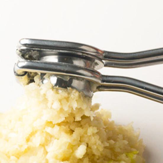 Пресс для чеснока, ручная дробилка для имбиря, нержавеющая сталь, давилка для чеснока и имбиря для домашней кухни