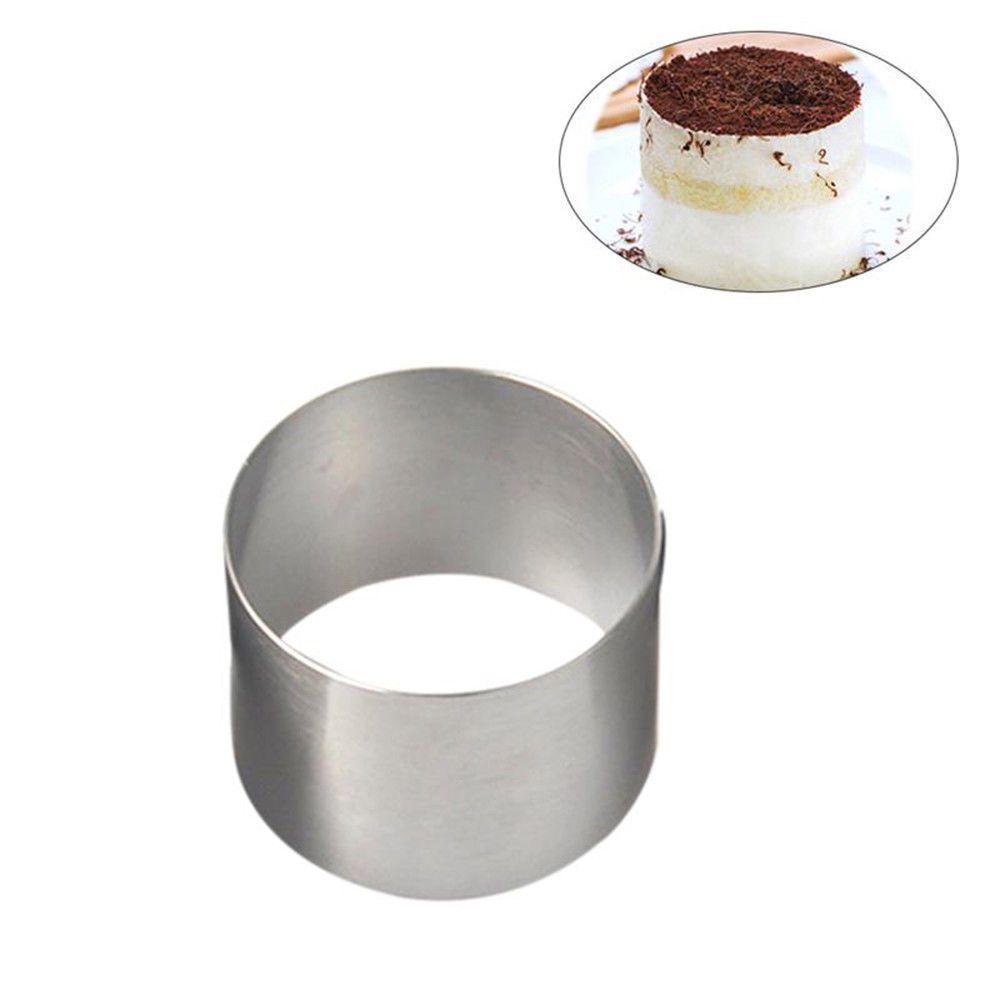New Pastry Tool Decorating Mousse Ring Stainless Steel Cake Mold Mini Round