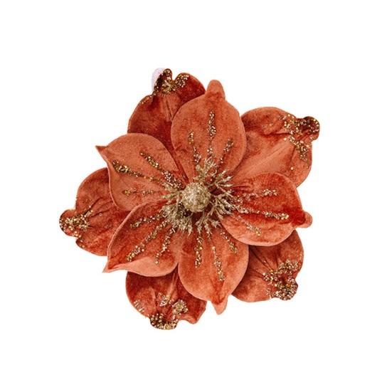 Рождественские цветы Блестящие искусственные украшения Мягкая цветочная композиция для рождественской елки Новогодний свадебный декор