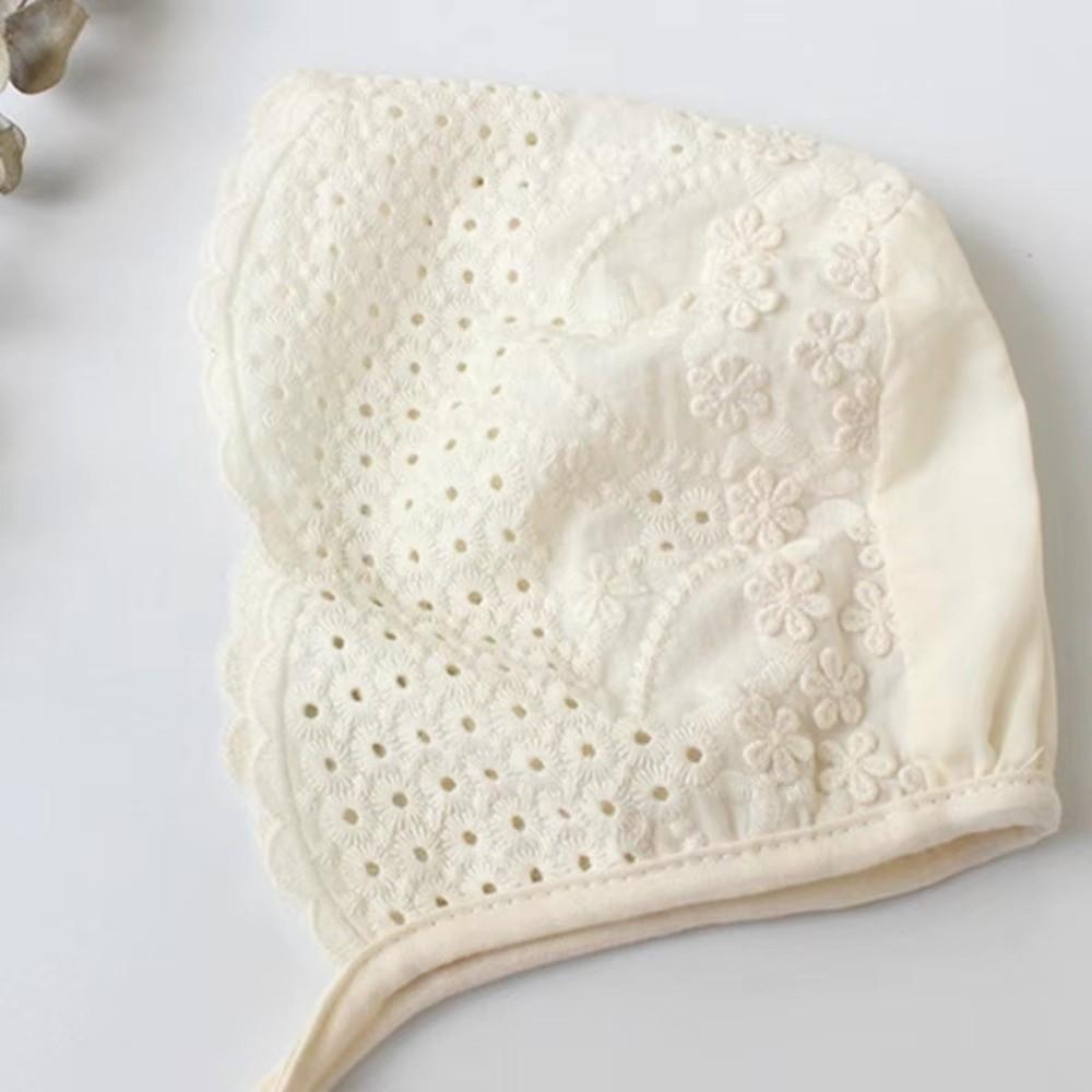Adjustable Baby Lace Hats Cotton Newborn Cap Fashion Toddler Sun Hat Outdoor