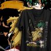 Summer My Hero Academia Deku Izuku Midoriya TShirt Unisex Oversized YK Streetwear Cotton Anime Manga Graphic Tee