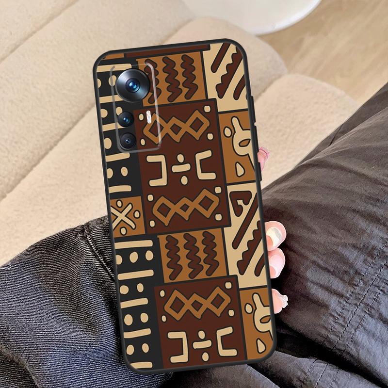 African Wax Print For Xiaomi POCO C65 F5 X5 X4 X3 Pro F3 F4 M5s Mi 14 13 Pro 11T 12T 13T 12 Lite Phone Case