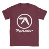 Футболка Aphex Twin для мужчин, из чистого хлопка, винтажные футболки, с круглым вырезом, с коротким рукавом, одежда, подарок на день рождения